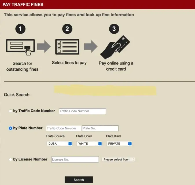 Check the Fujairah Traffic Fines through Emirates Vehicle Gate (EVG) Website