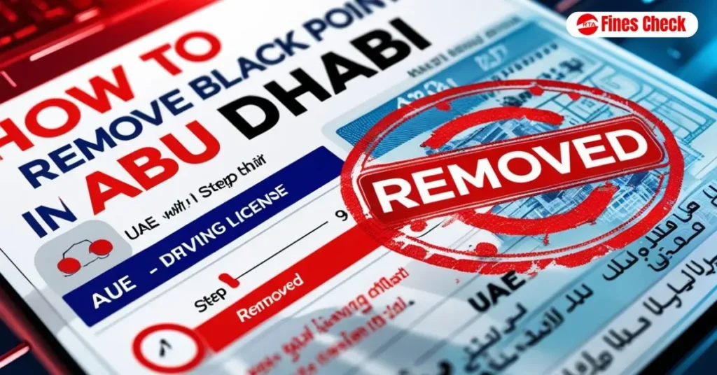 How To Remove Black Points on License in Abu Dhabi 2025